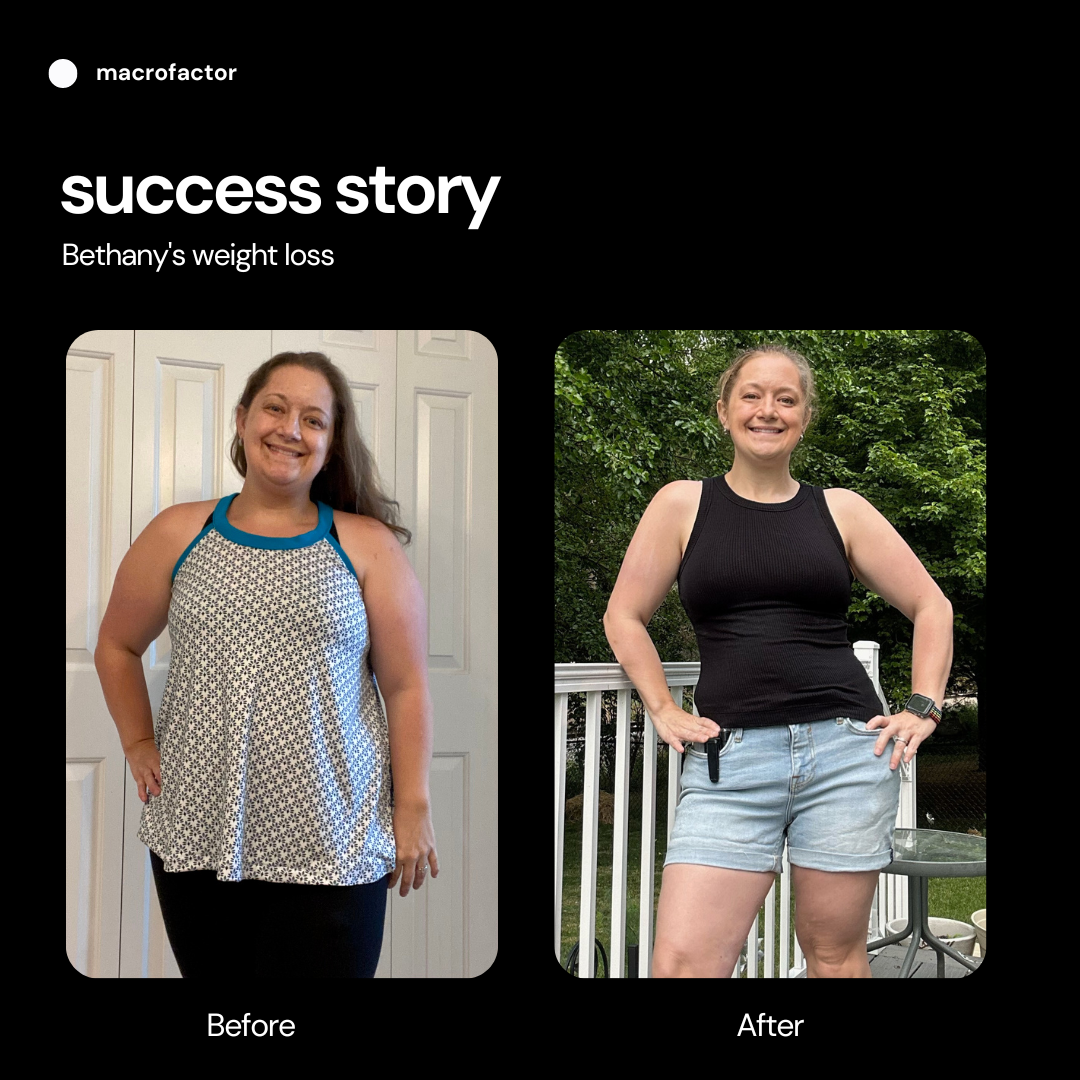 Success story Bethany's weight loss