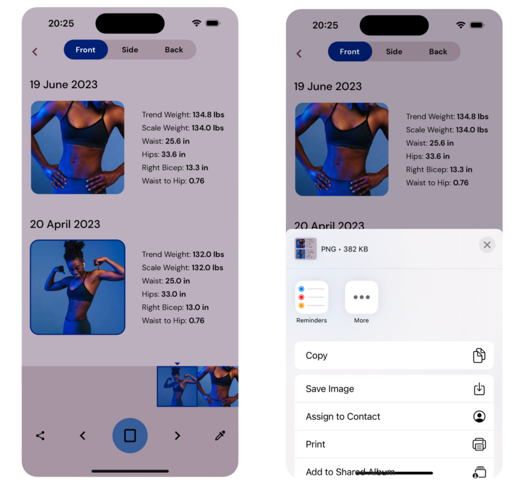 Best Body Measurement Tracker and Progress Picture App