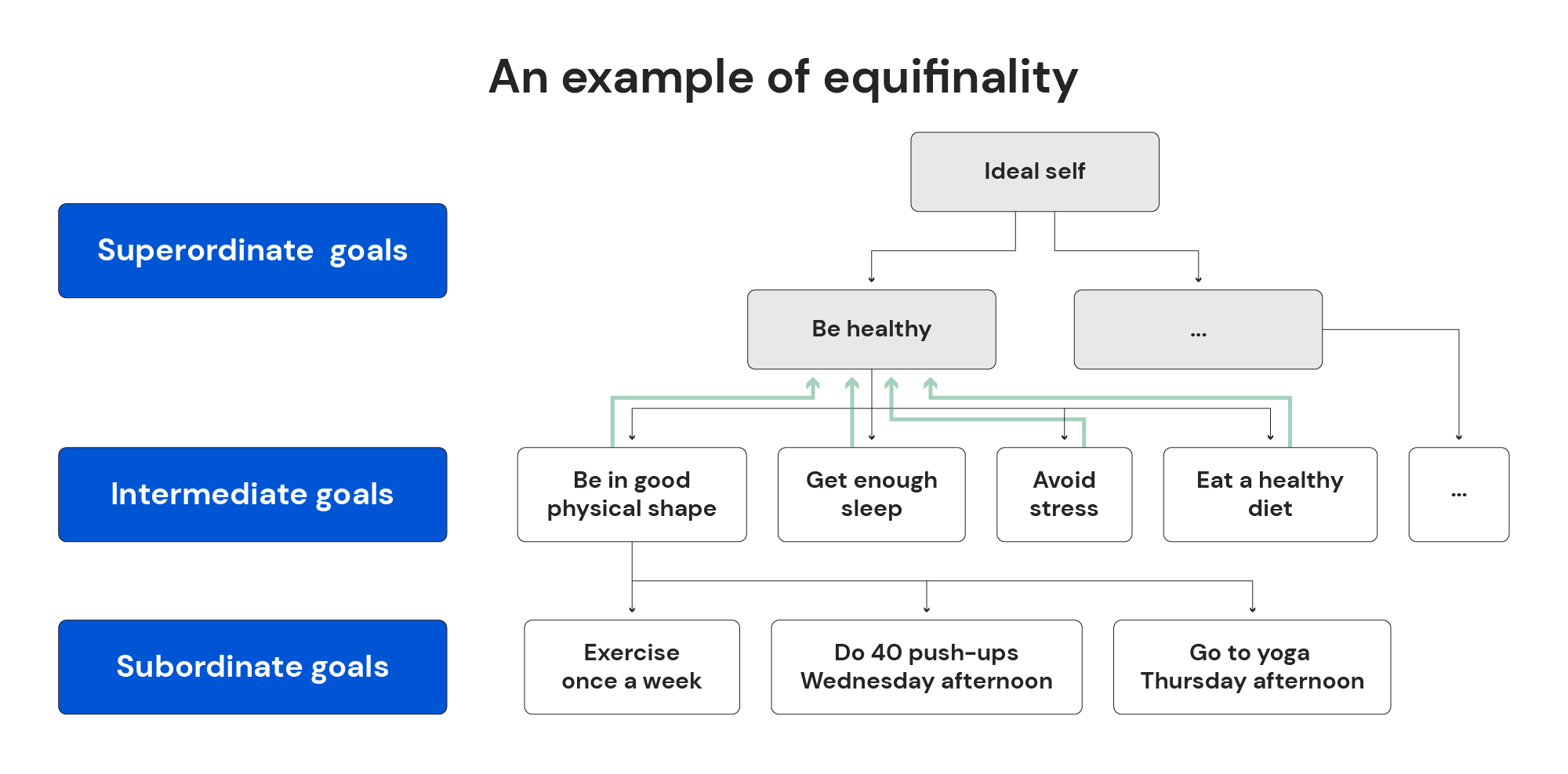 An example of equifinality