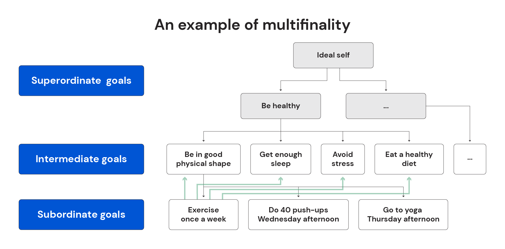 An example of multifinality