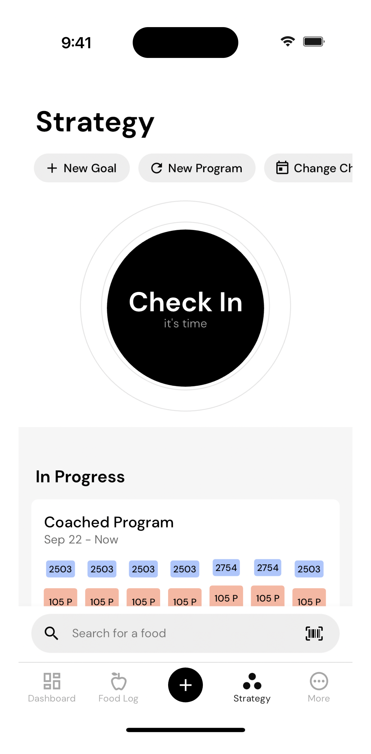 Strategy Time to Check In Light